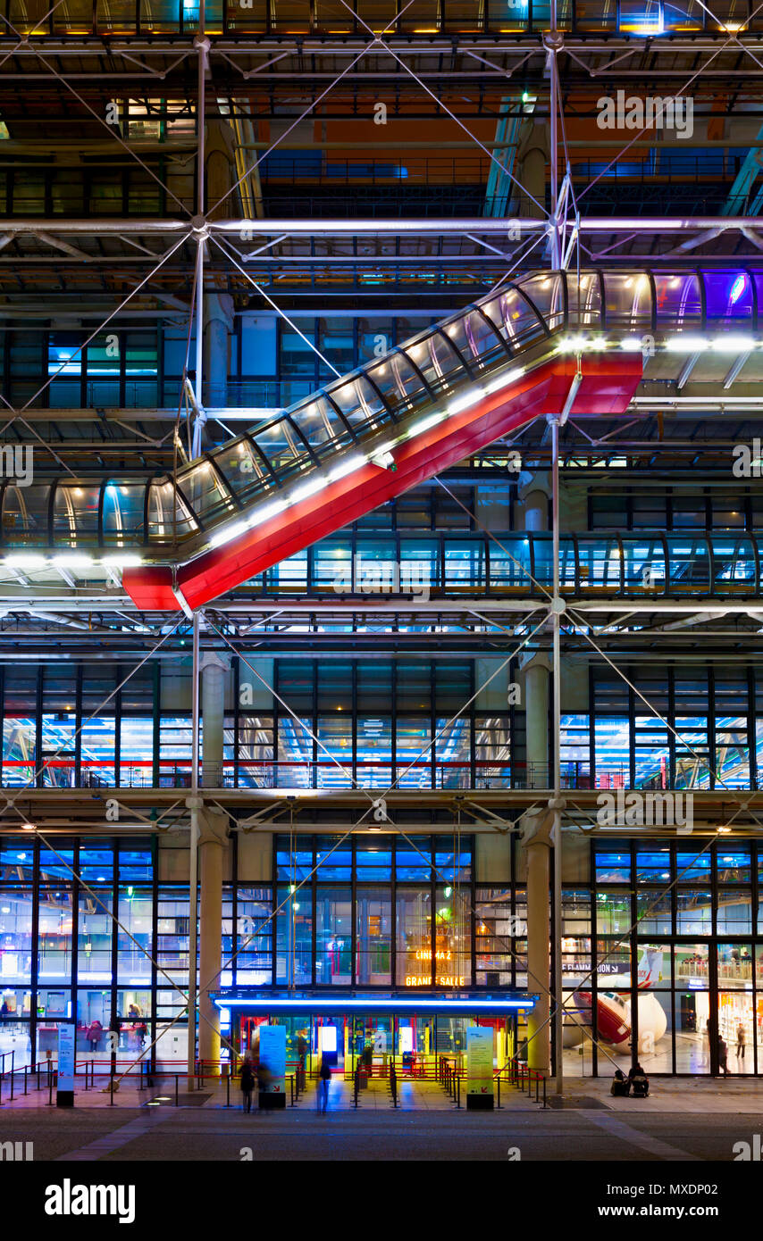 Centre Pompidou, Paris, France. Stock Photo
