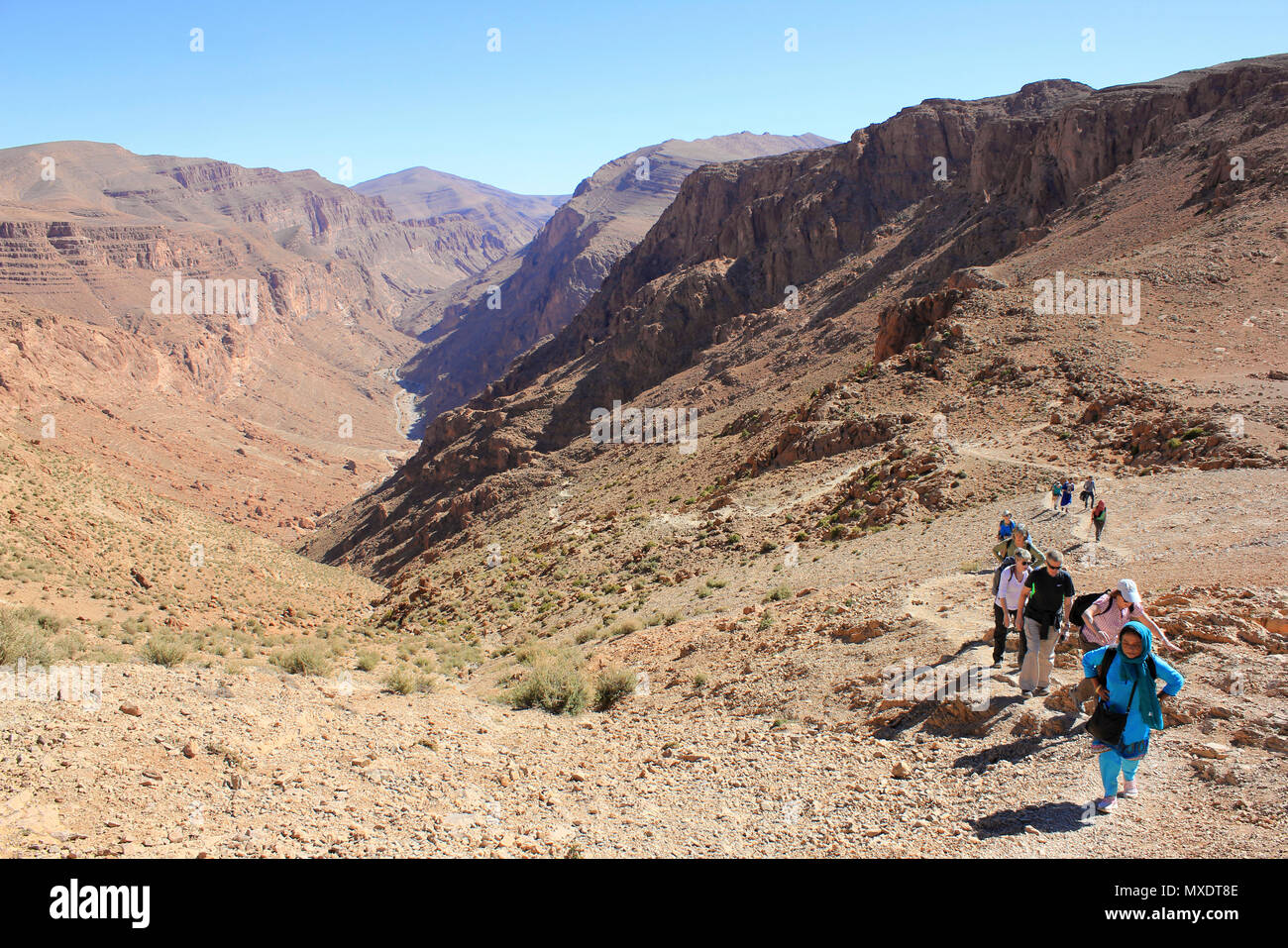 Hikers in mountains hiking hi-res stock photography and images - Alamy