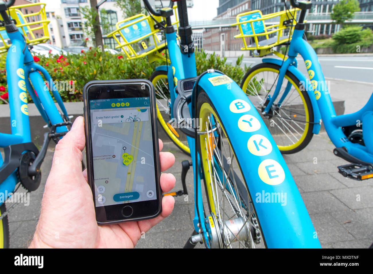 Rent Bike Share Bike Rental Bikes By The Provider Byke Here In Essen rent-bike-share-bike-rental-bikes-by-the-provider-byke-here-in-essen