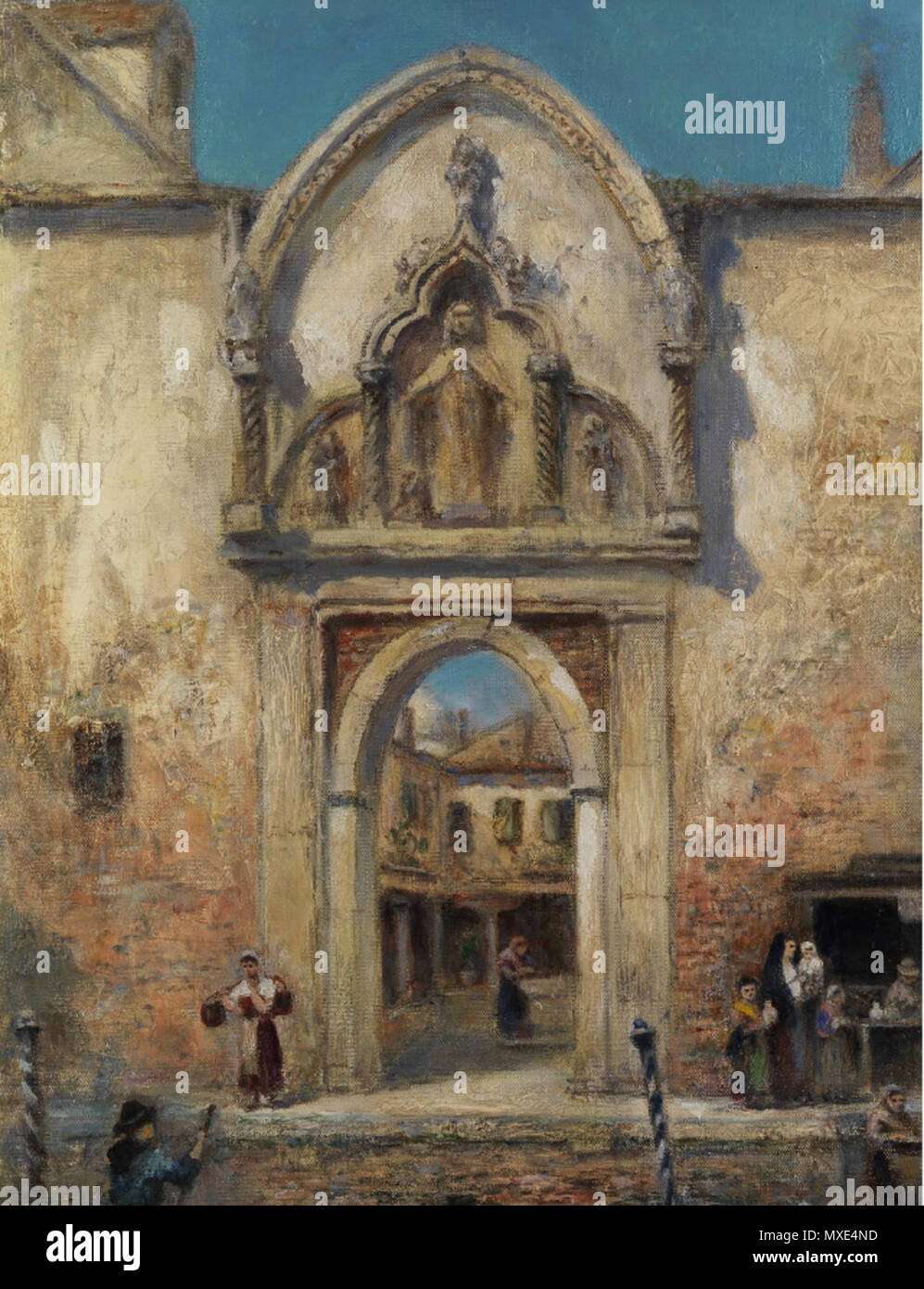 Specialist Stemmen Karakteriseren German: Gotisches Palasttor in Venedig . 19/20 century. Frans Wilhelm  Odelmark (1849–1937) Alternative names Frans Vilhelm Odelmark Description  Swedish artist Date of birth/death 8 February 1849 20 November 1937  Location of