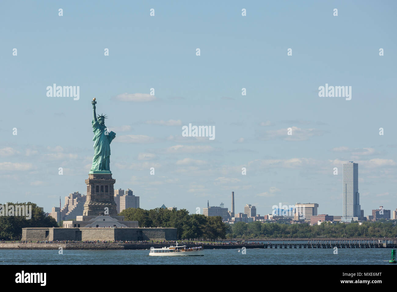view-of-the-statue-of-liberty-from-staten-island-ferry-hi-res-stock