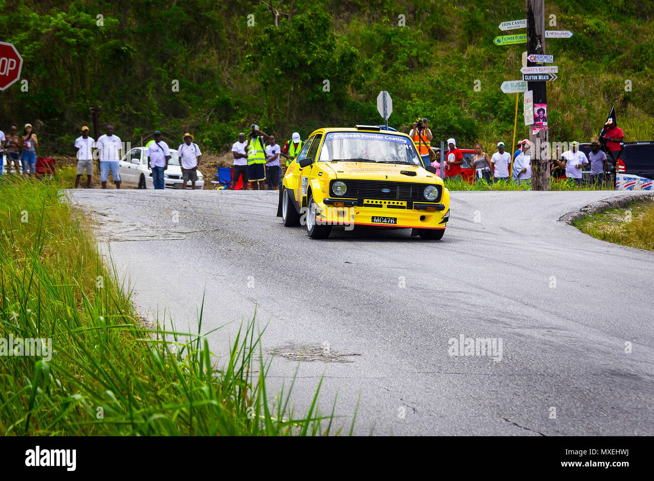 Sol Rally Barbados 2018; June 03; 2018 Stock Photo