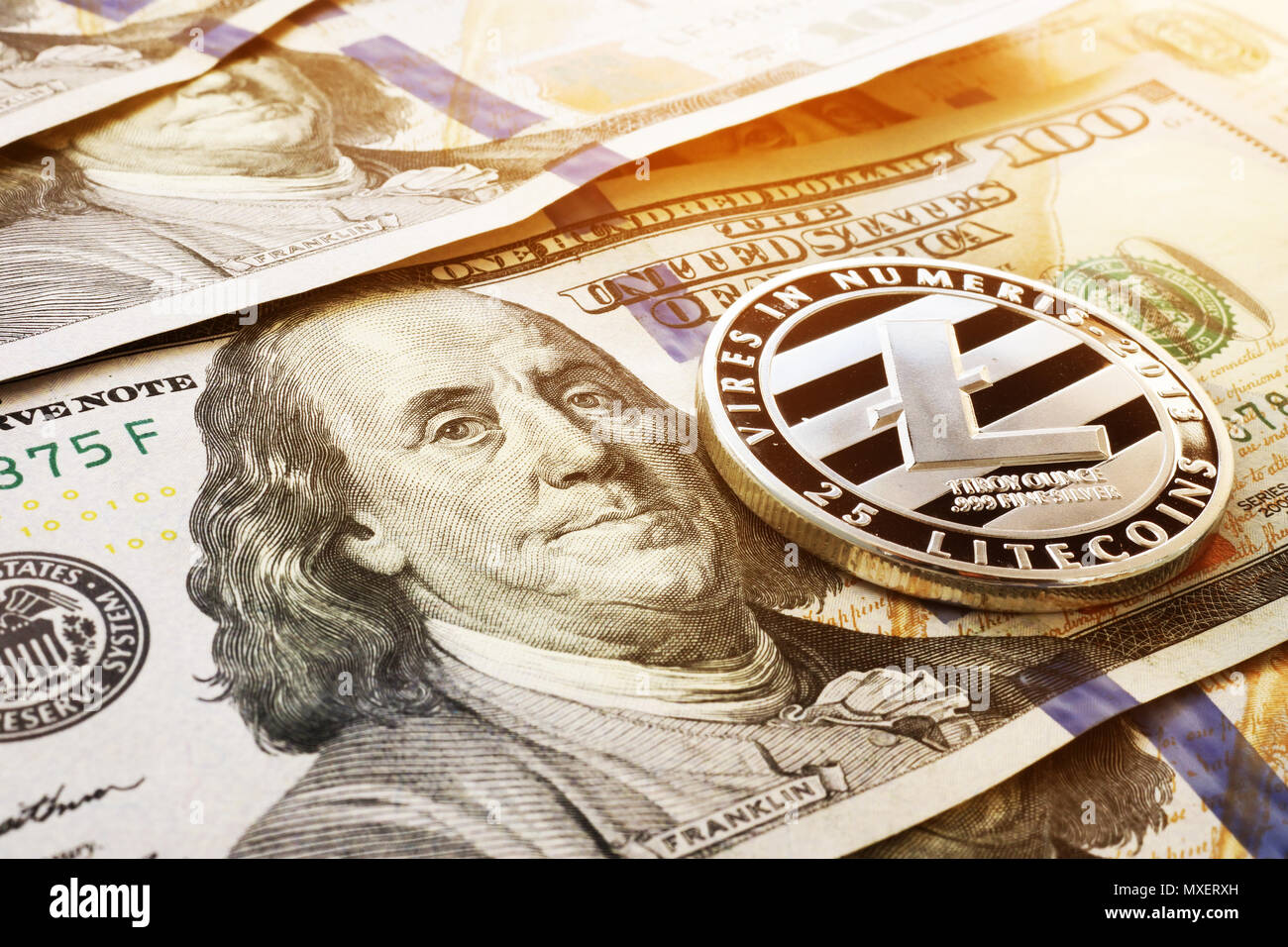 One litecoin hi-res stock photography and images - Alamy