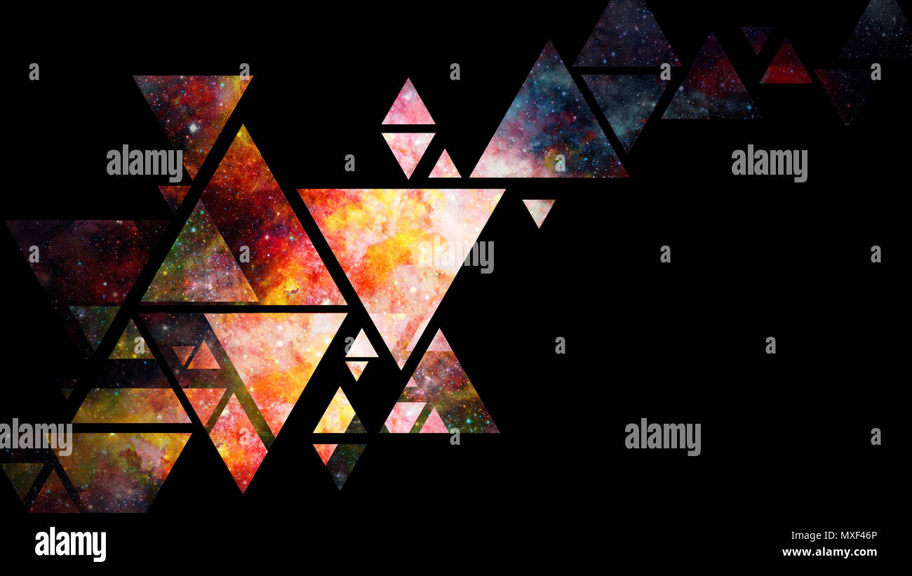 Space and geometry design. Minimal art concept. Abstract background ...