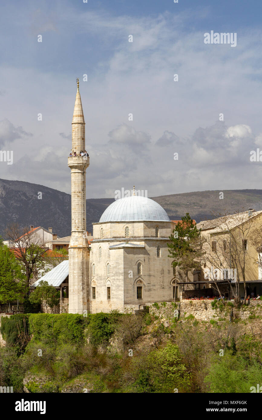 in Mostar, the Federation of Bosnia and Herzegovina. Stock Photo