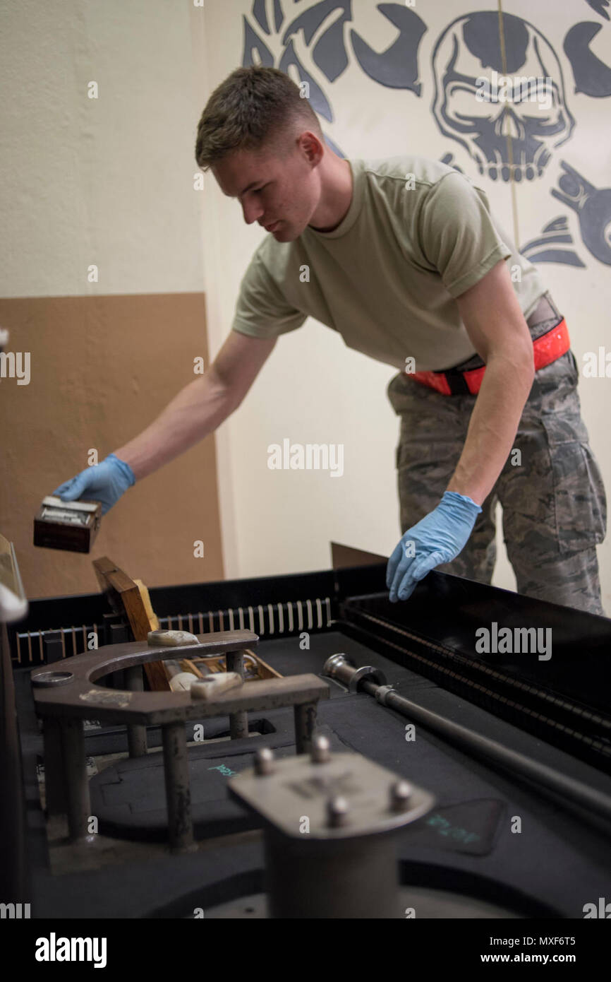 U.S. Air Force Senior Airman Joshua Cox, 18th Component Maintenance ...