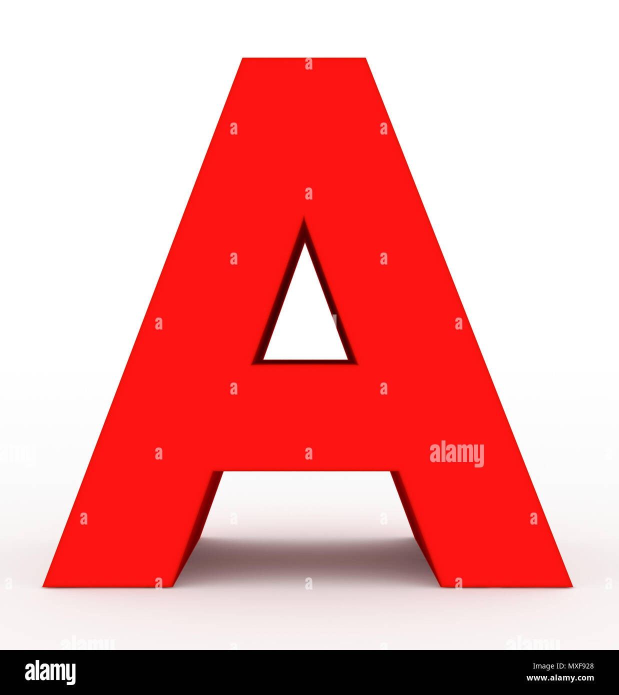 Letter a 3d hi-res stock photography and images - Alamy