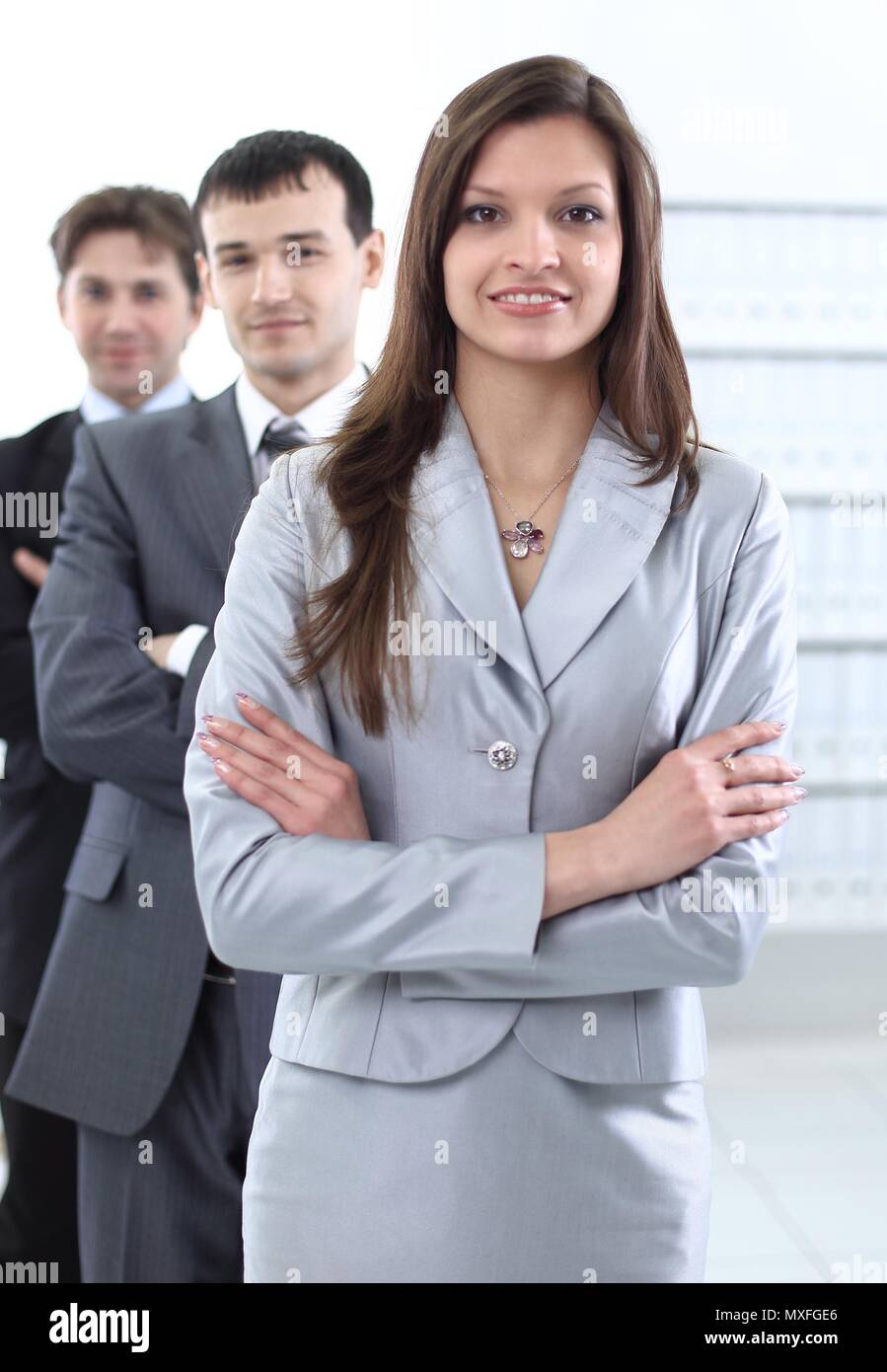 business woman and business team Stock Photo - Alamy