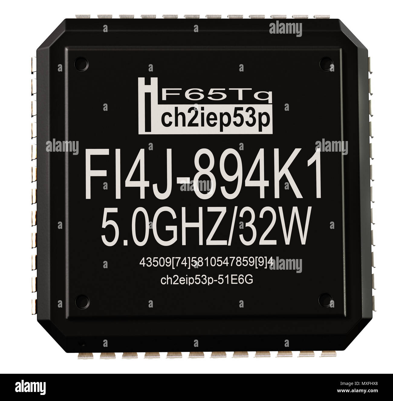 Integrated circuit of digital computer parts. Electronic technology