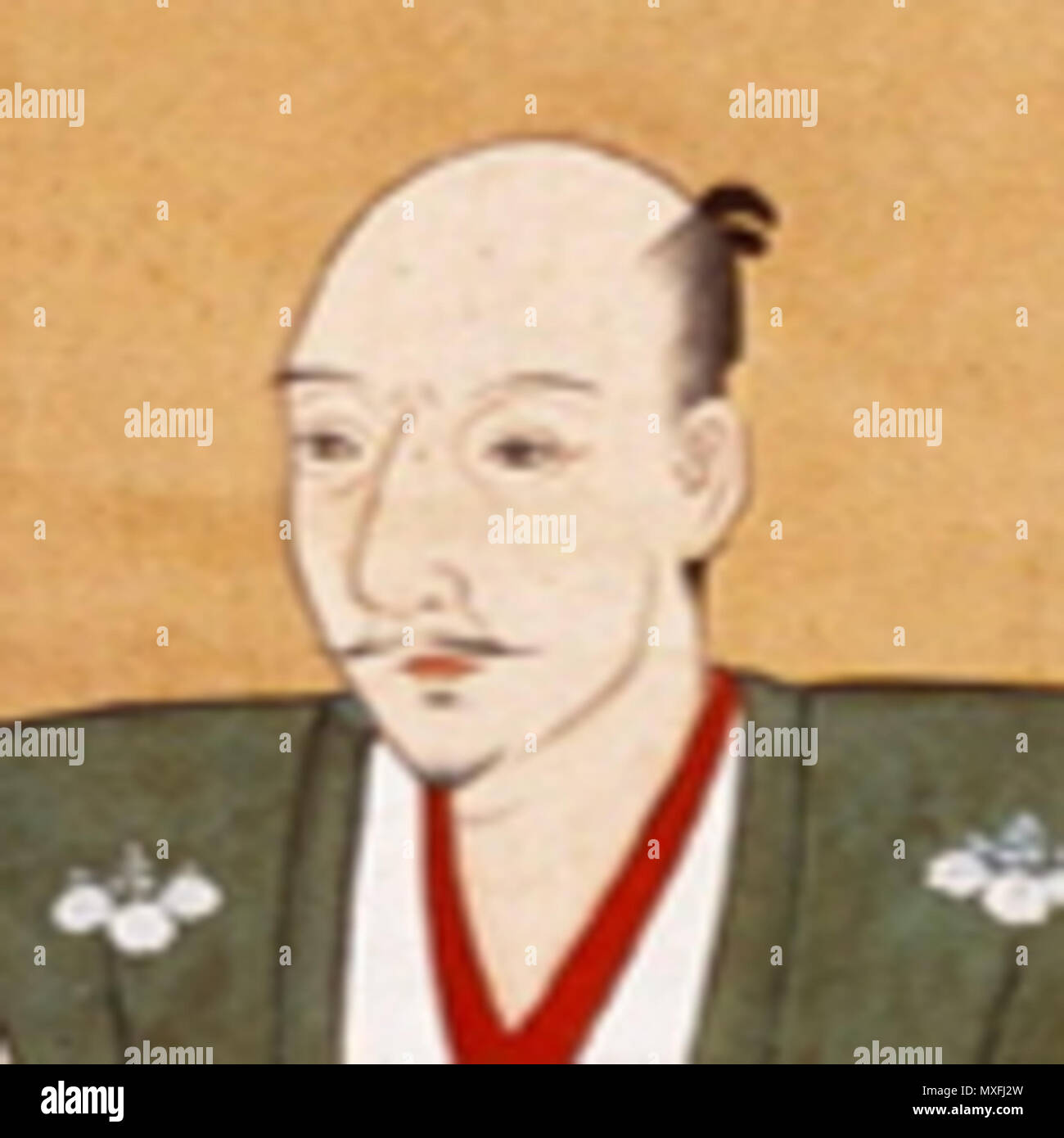 日本語: 織田信長の顔。 . late 16th century. 狩野宗秀 (Kanō Sōshū