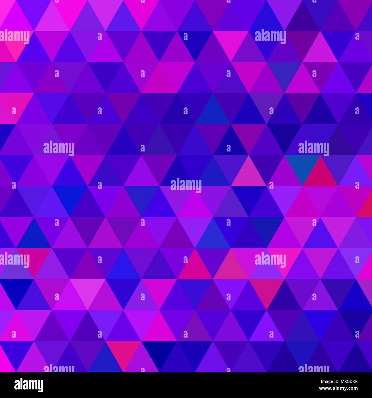 abstract vector geometric triangle background - purple and violet Stock Vector