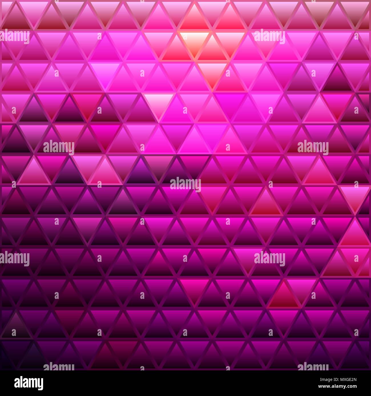 abstract vector stained-glass triangle mosaic background - purple Stock ...