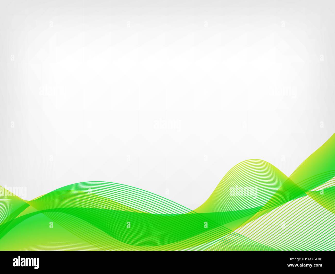 abstract vector waved line background - green and yellow Stock Vector ...