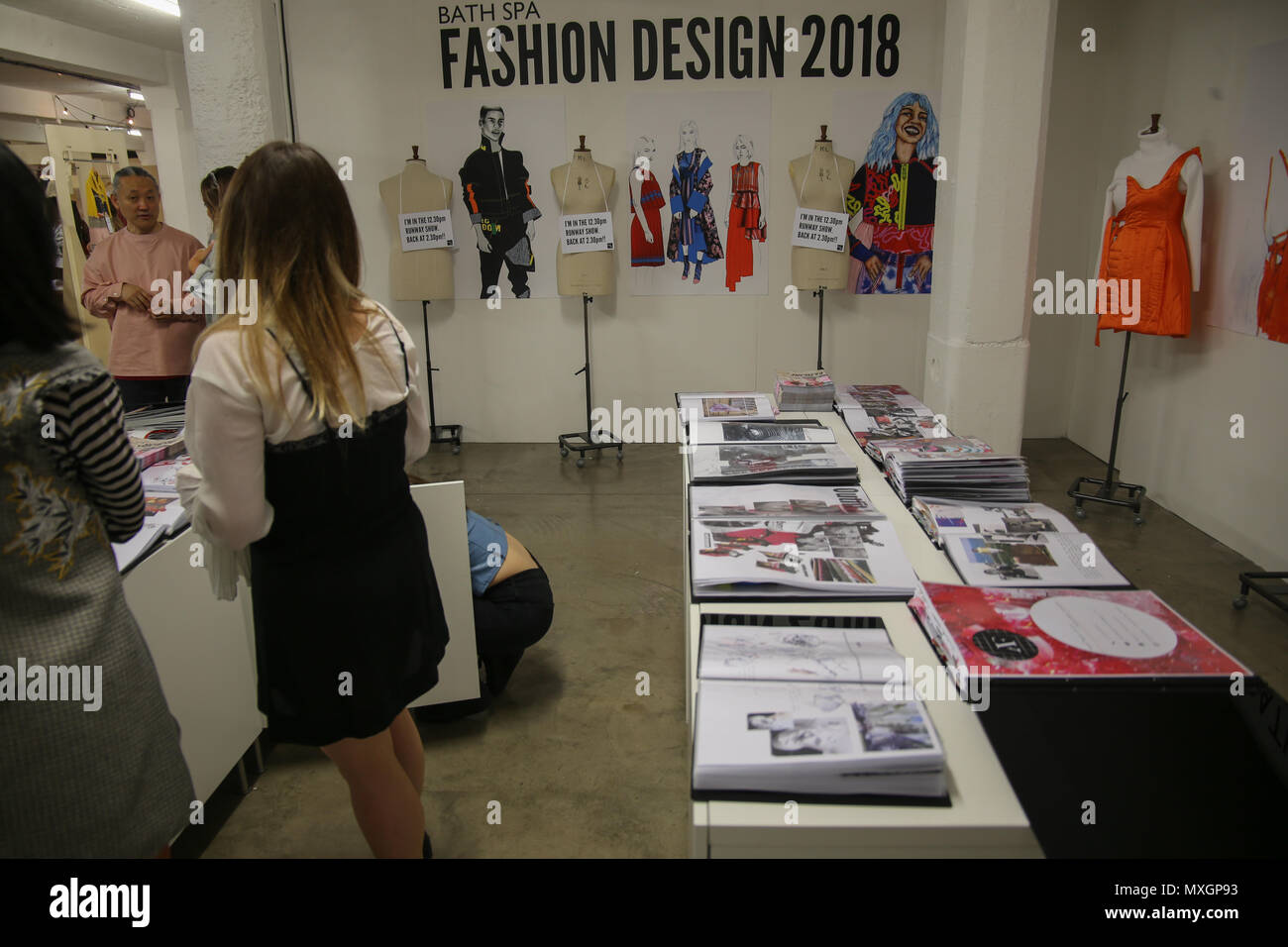 London UK 04 June 2018 Graduate Fashion Week,the largest showcase of BA