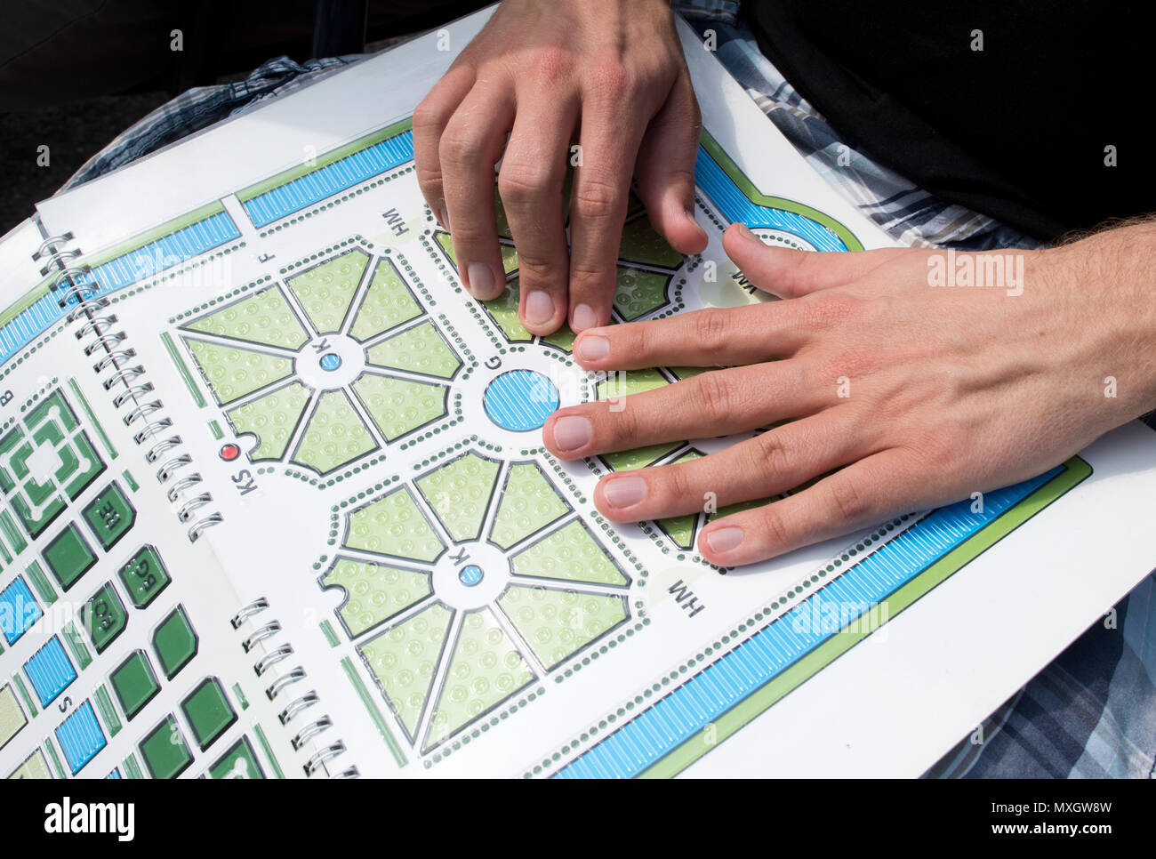 Map for blind people hires stock photography and images Alamy