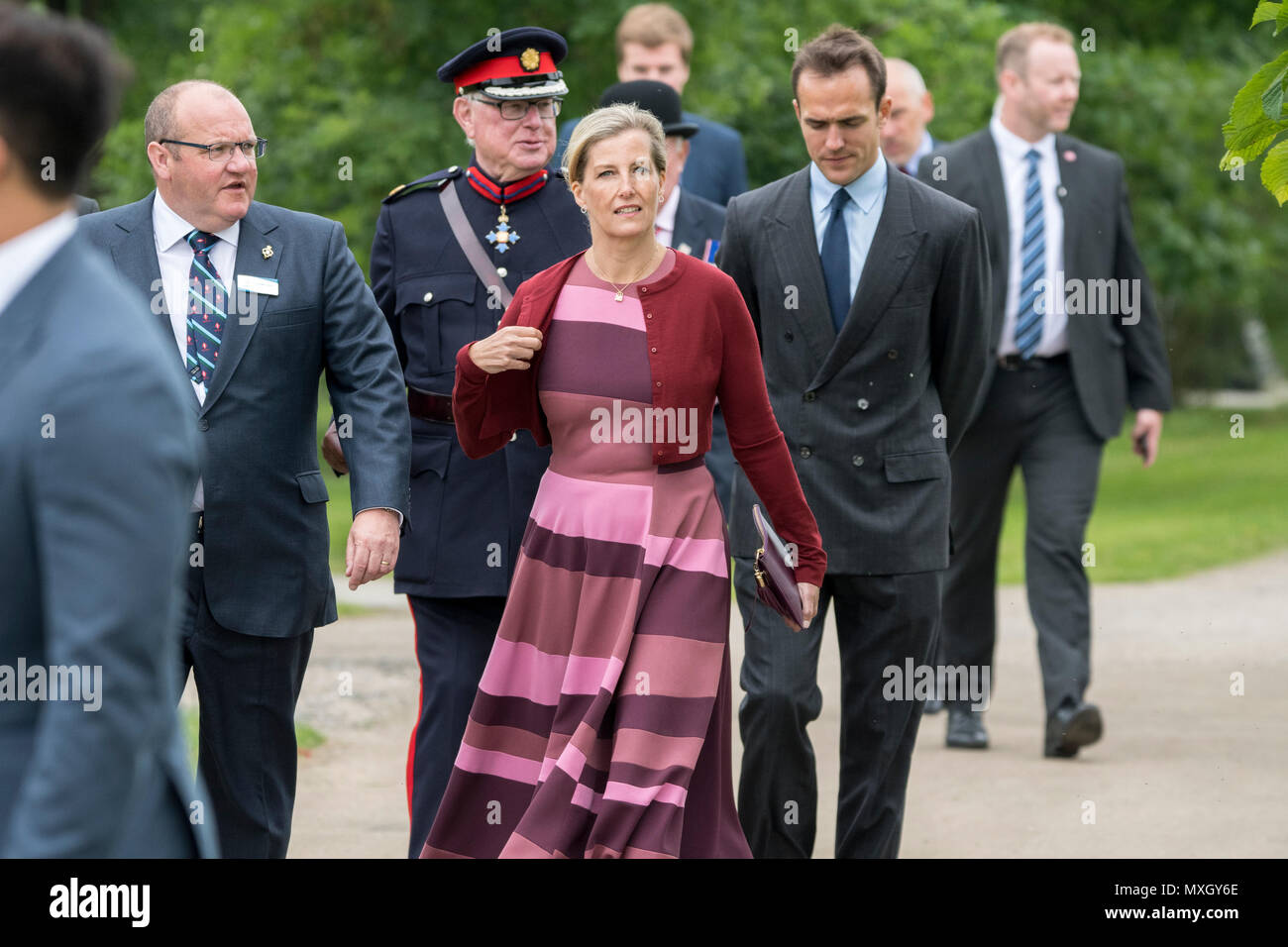 Staffordshire, UK. 4 June 2018 - HRH Sophie, the Countess of Wessex ...
