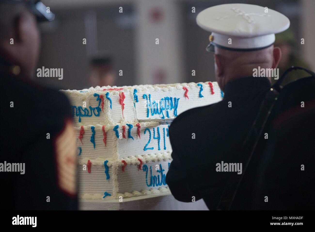 U.S. Marine Corps Brig. Gen. Austin E. Renforth, commanding general of ...