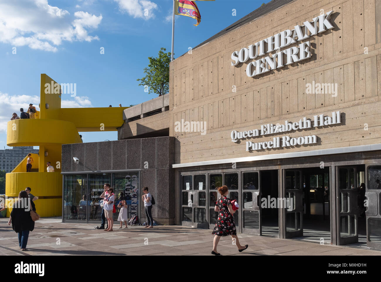 Queen Elizabeth Hall and Purcell Room, Southbank Centre, London, England Stock Photo