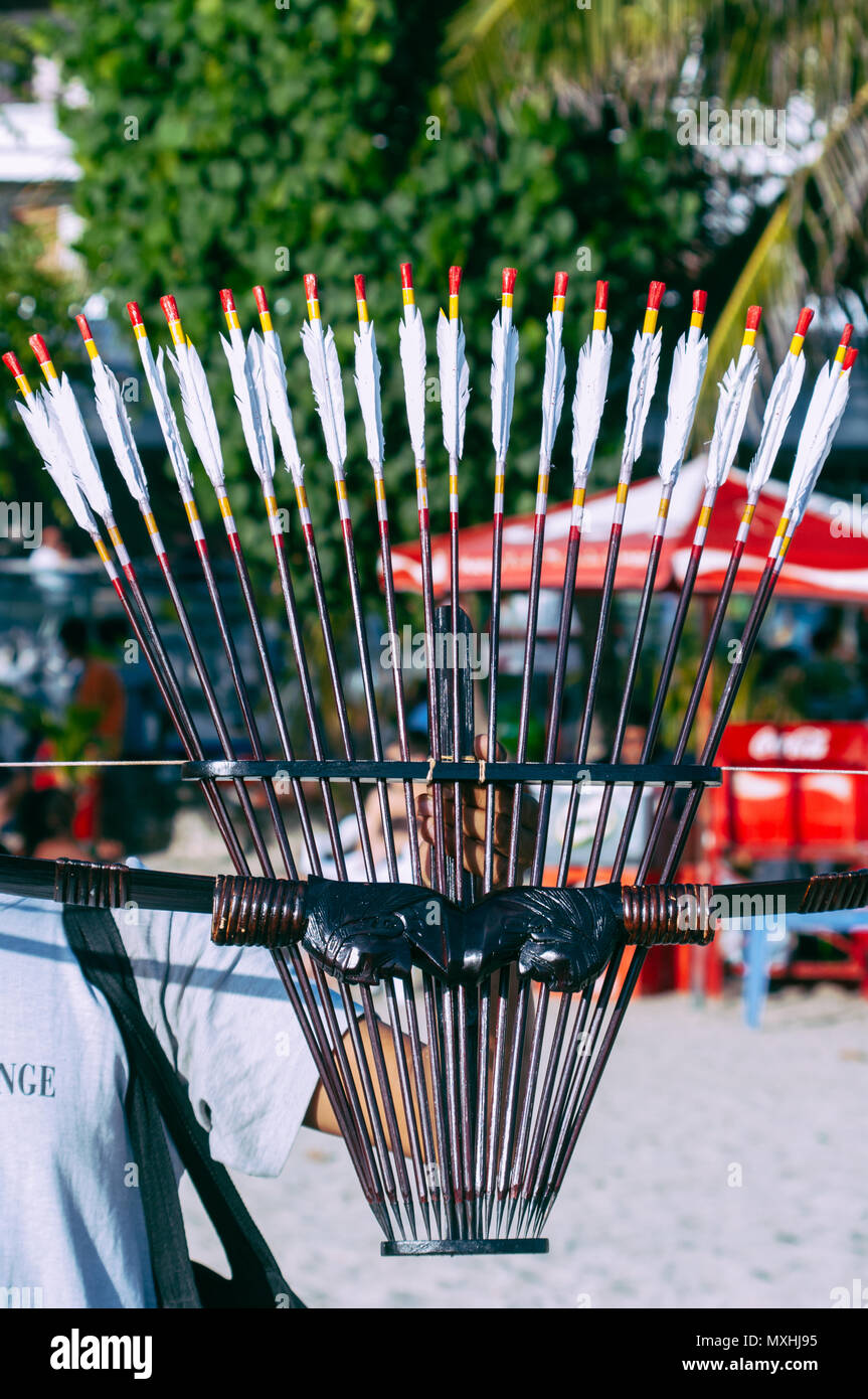 Bow and Arrows sold in a beach, Kuta,Bali,Indonesia Stock Photo Alamy
