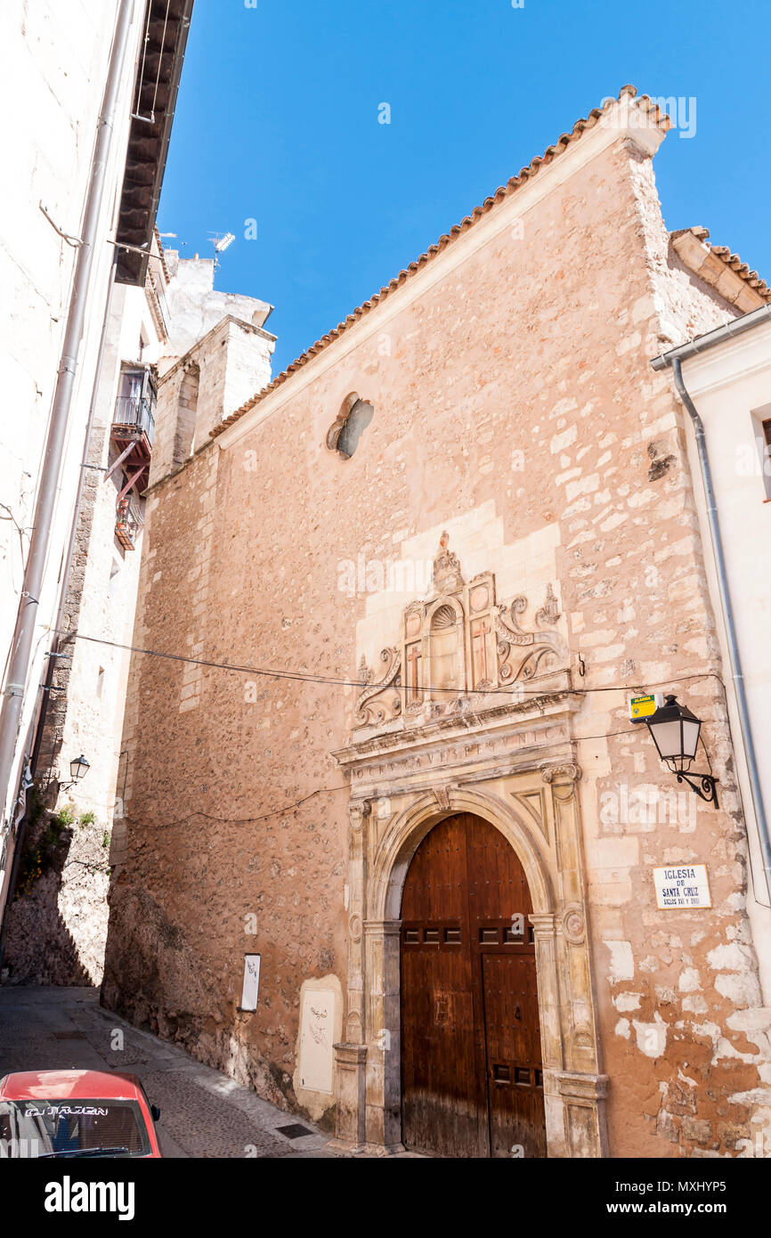Iglesia de Santa Cruz. Cuenca. Castilla la Mancha. España Stock Photo -  Alamy