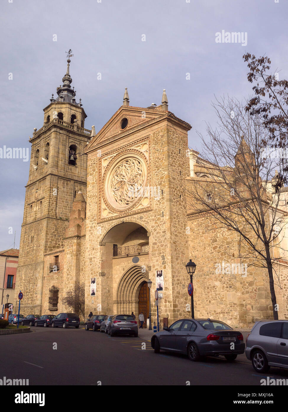 Iglesia de Santa María la Mayor La Colegial. Talavera de la Reina. Conjunto histórico artístico. Provincia de Toledo. España. Stock Photo