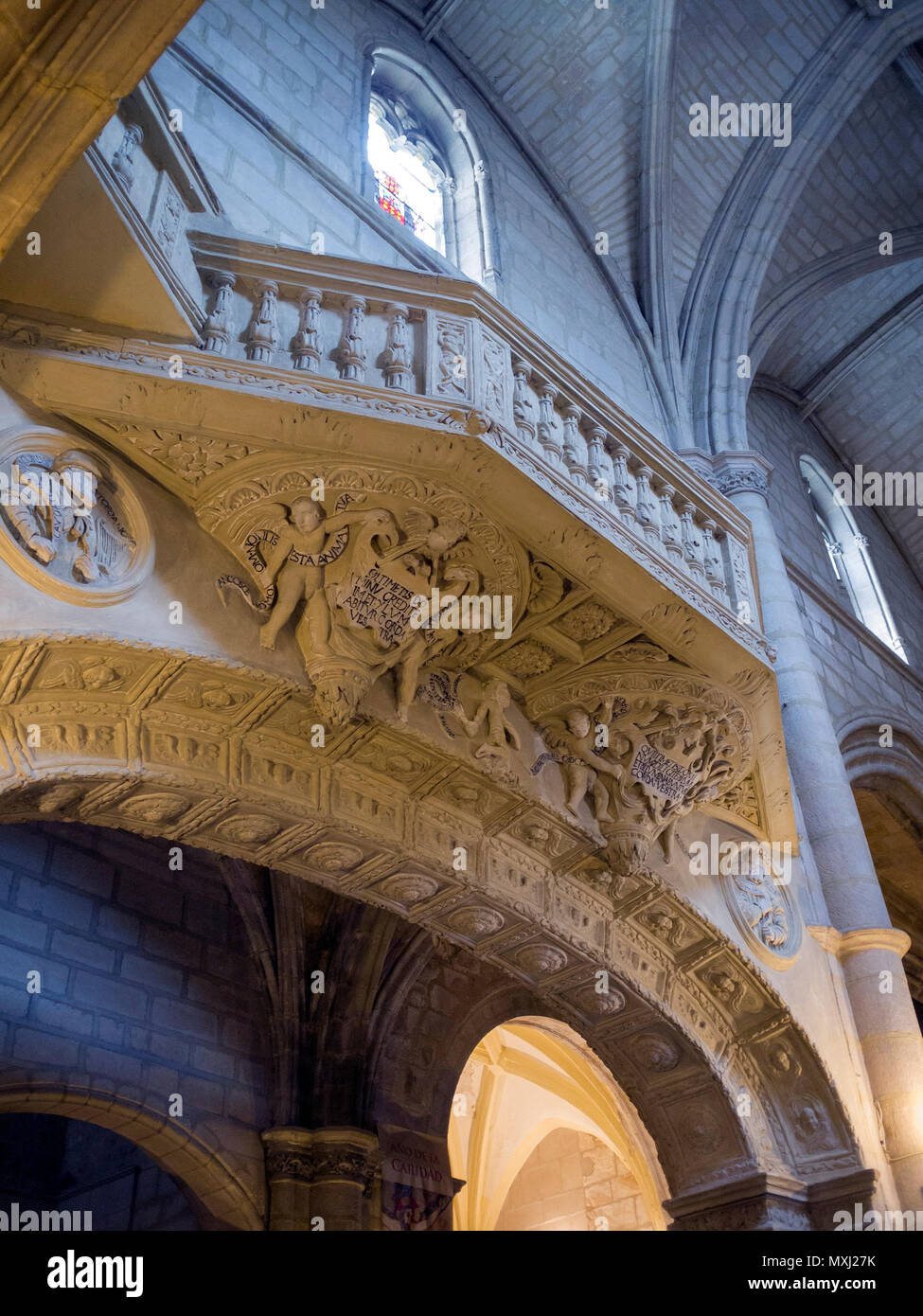 Iglesia catedralicia de Santa María Magdalena. Torrelaguna. Madrid. España. Stock Photo