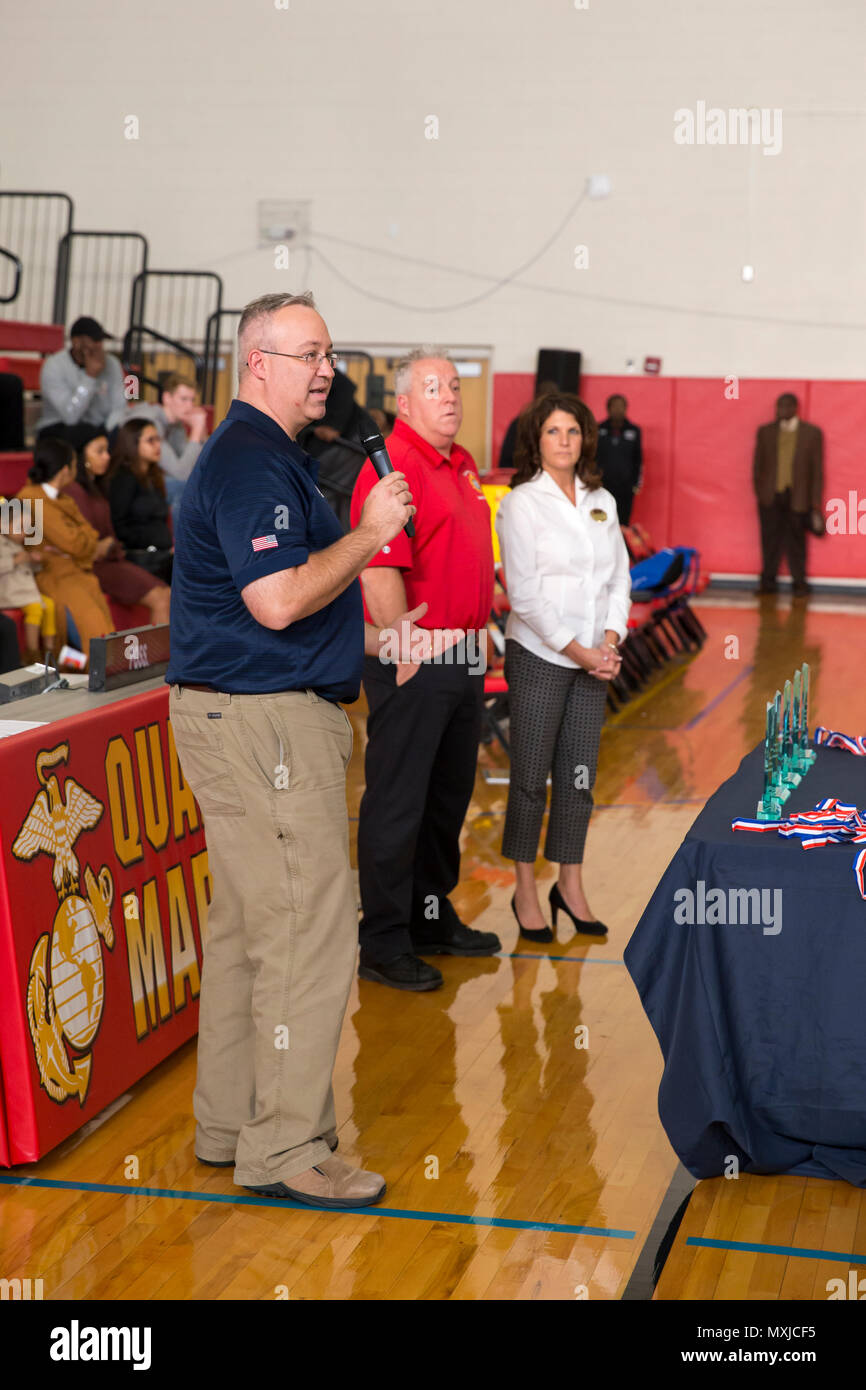 Mr. Steve Dinote, Armed Forces Sports chief of delegation, speaks