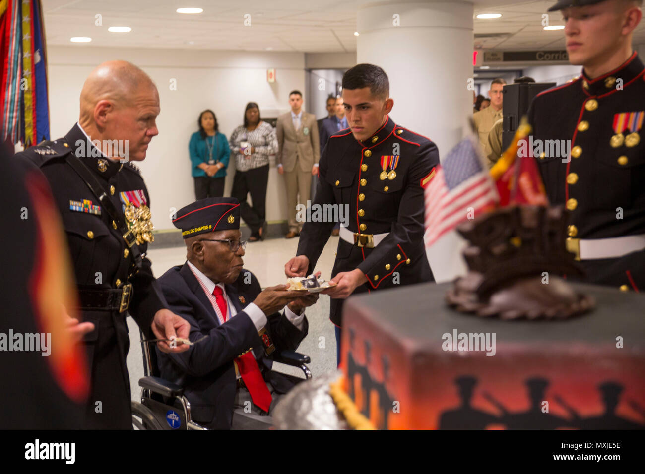 Marines celebrate the 241st Marine Corps birthday during ...