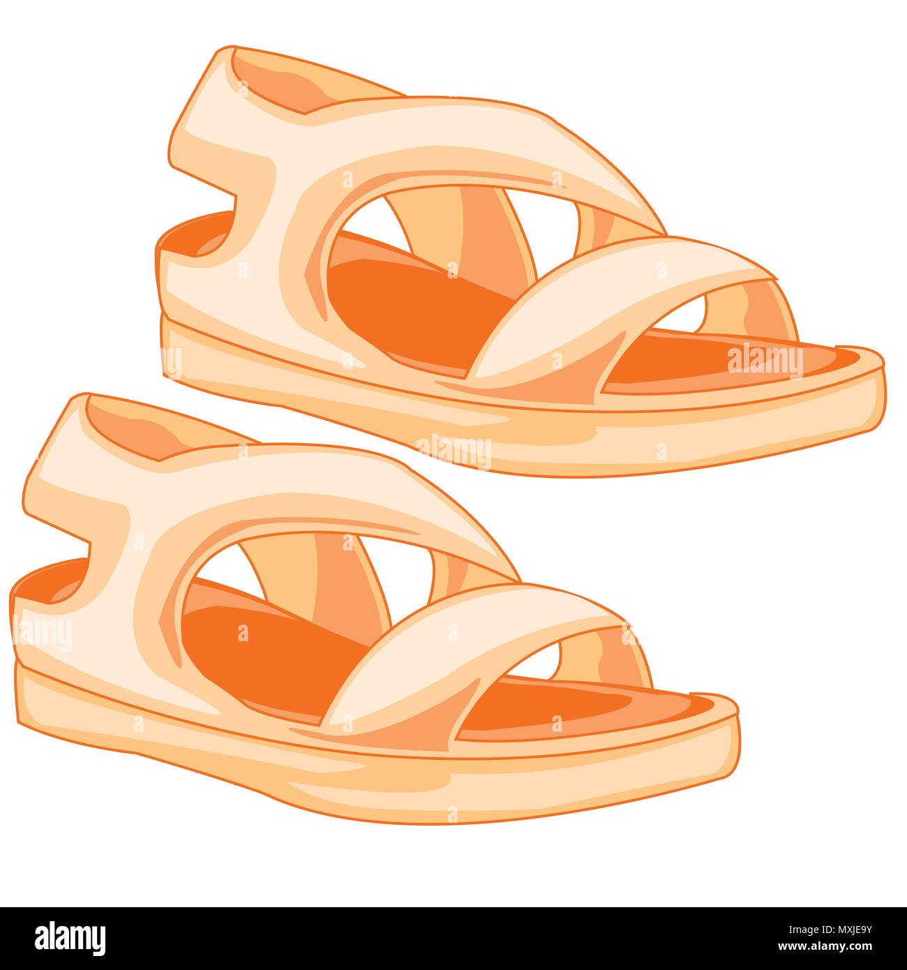 Year footwear sandals Stock Vector Image & Art - Alamy