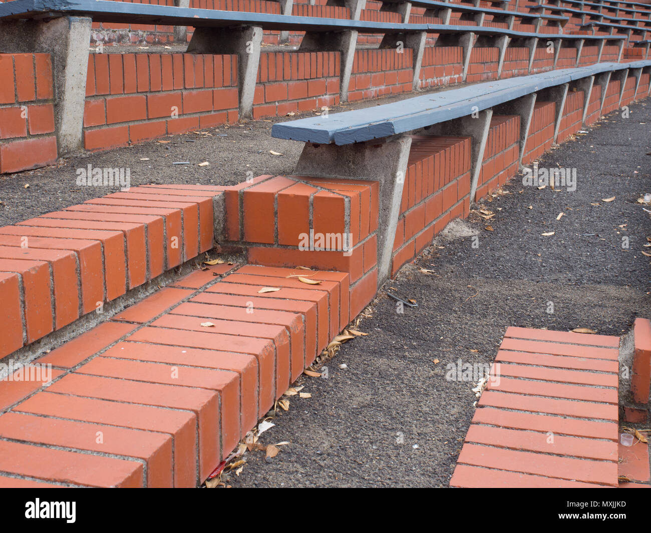 Rows Of Seating At The Basin Reserve Stock Photo Alamy
