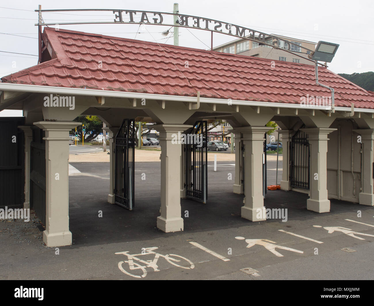 Entrance And Exit To The Basin Reserve Stock Photo Alamy