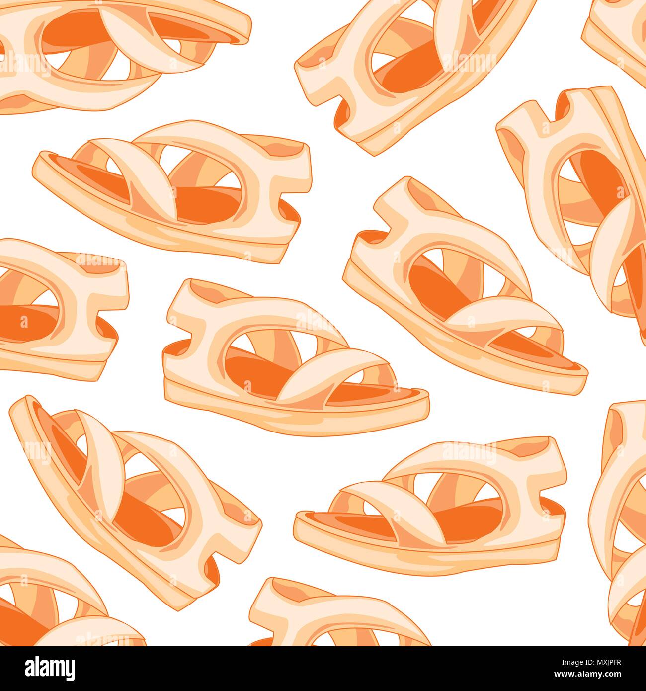 Footwear sandals pattern Stock Vector Image & Art - Alamy