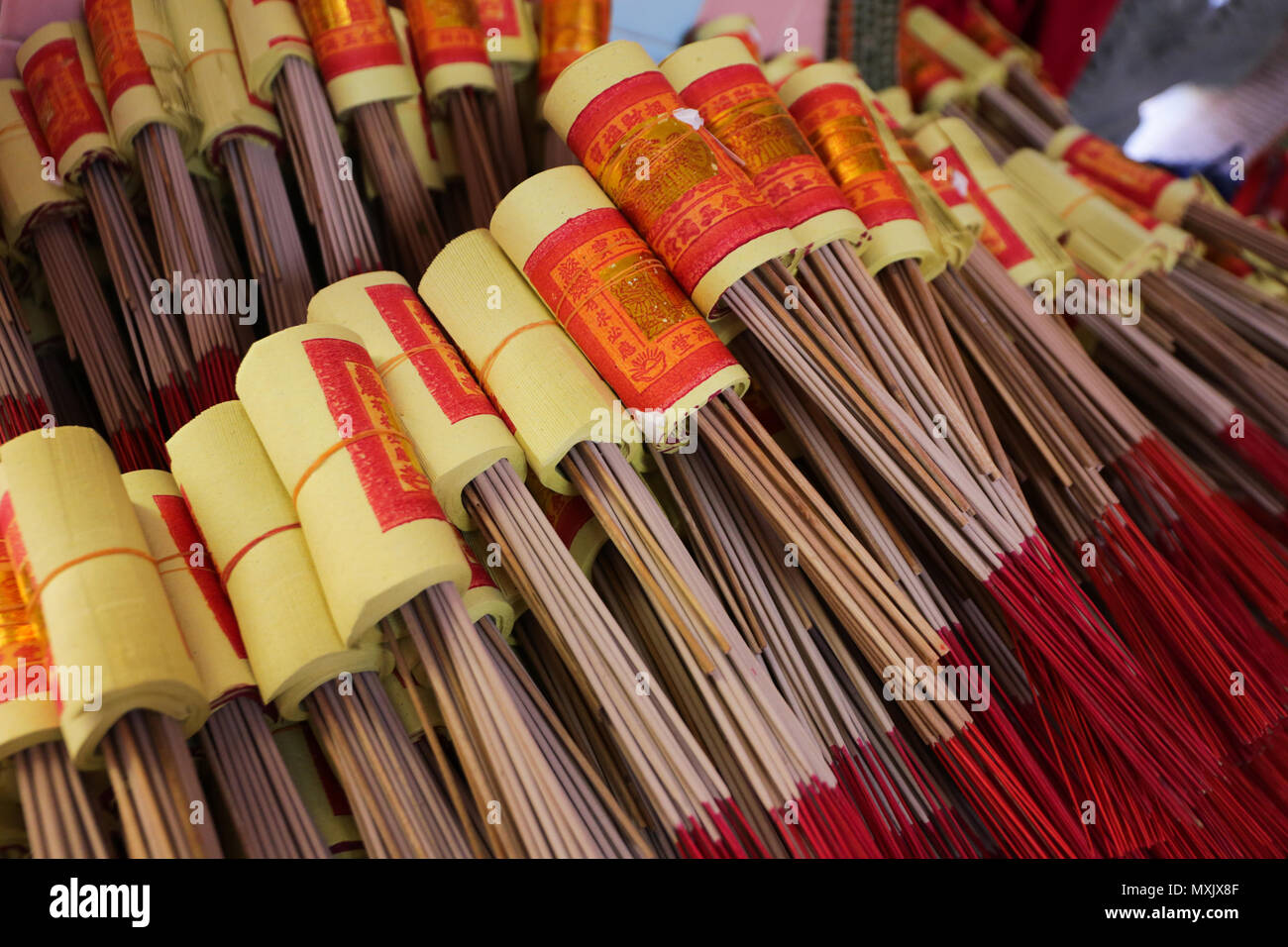 Chinese Incense for Pray Stock Photo