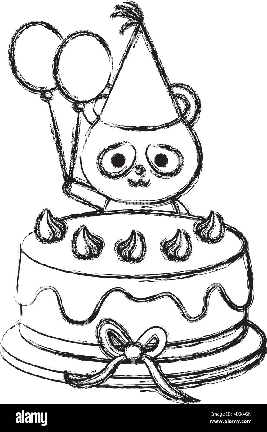 Birthday Cake Drawing for Kids - PRB ARTS