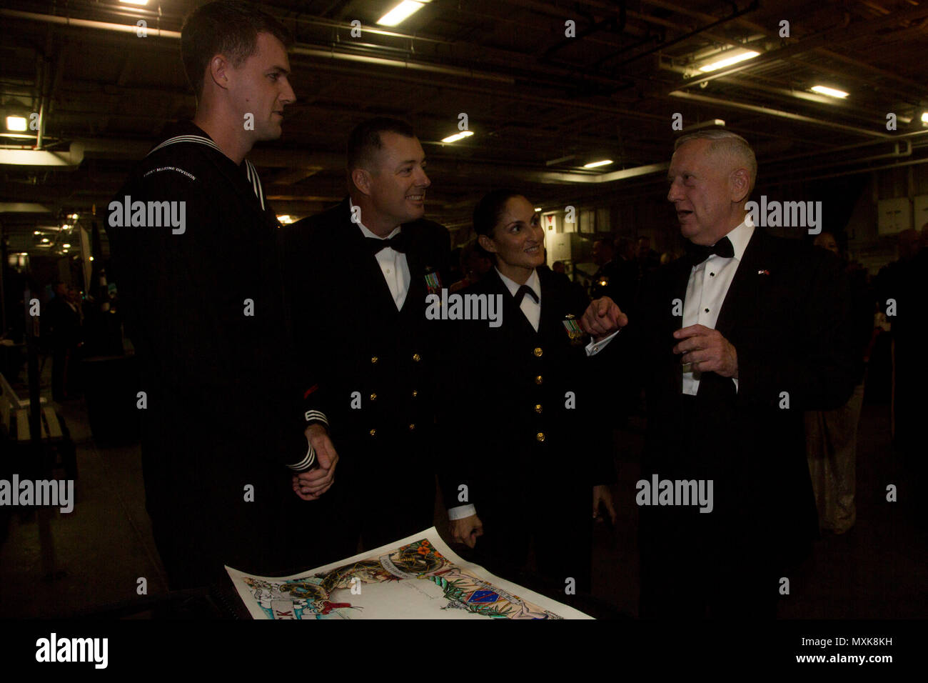 U S Marine Corps Gen Ret James Mattis Right Speaks To U S