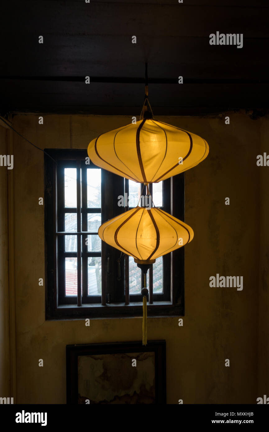 Beautiful lanterns in Hoi An old town. Royalty highquality stock image of very much lantern for