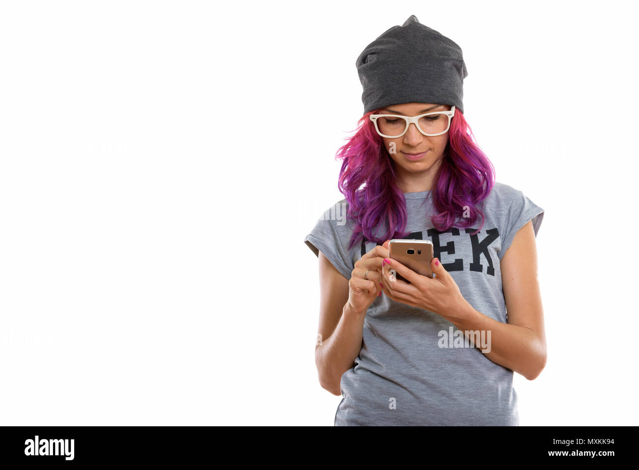 Geek phone hires stock photography and images Alamy
