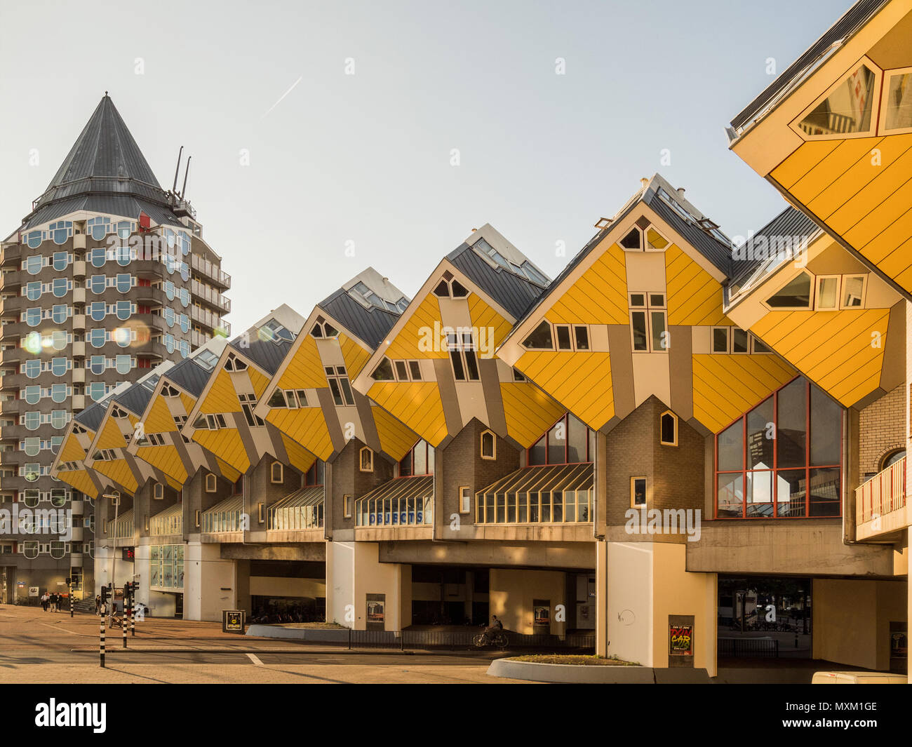 ROTTERDAM NETHERLANDS MAY 31 2018 Cube Houses Kubuswoningen 