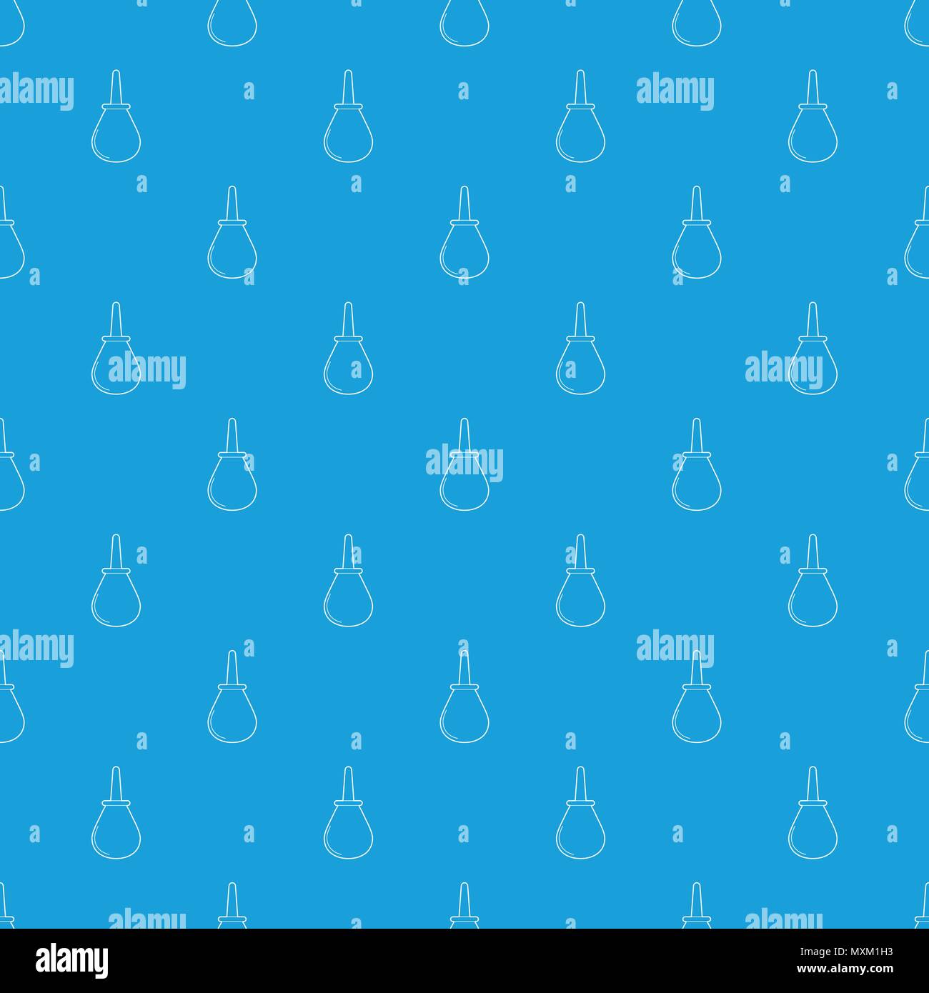 Enema pattern vector seamless blue Stock Vector