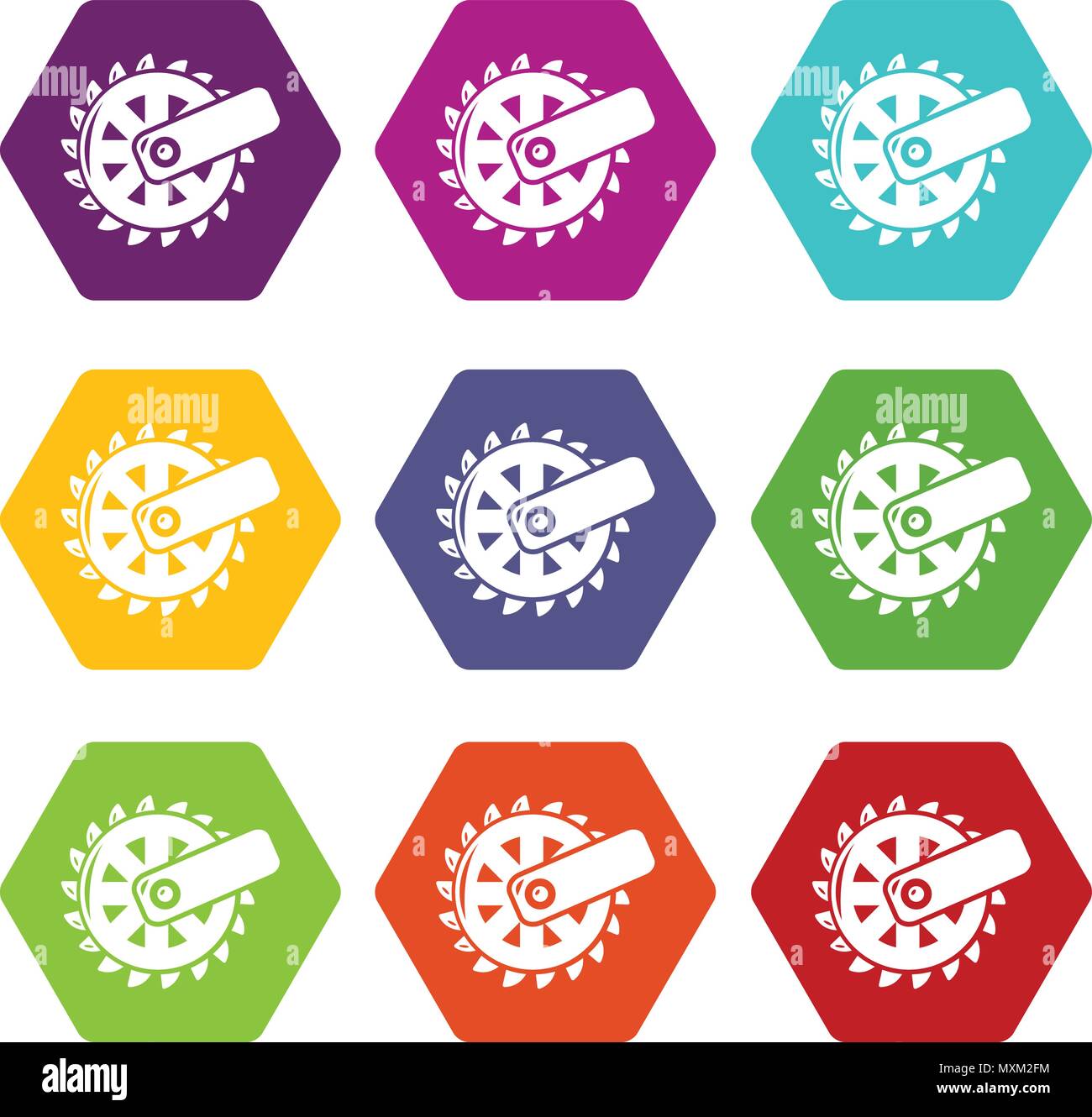 Coal mining pit wheel Stock Vector Images - Alamy