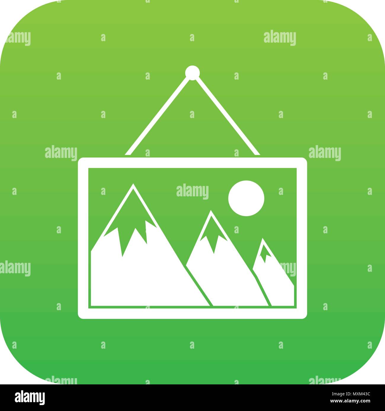 Painting with nature icon digital green Stock Vector Image & Art - Alamy