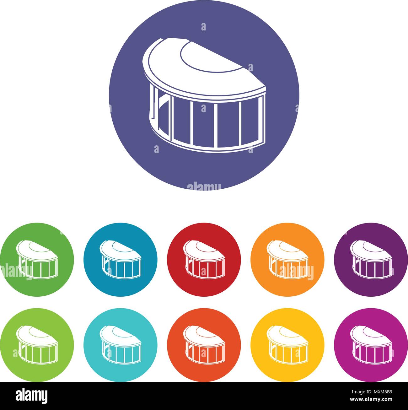 Window frame icons set vector color Stock Vector Image & Art - Alamy
