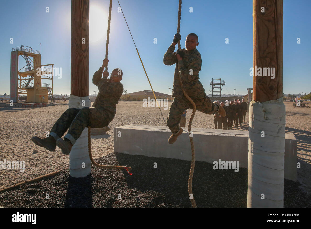 Monkey rope bridge hi-res stock photography and images - Alamy