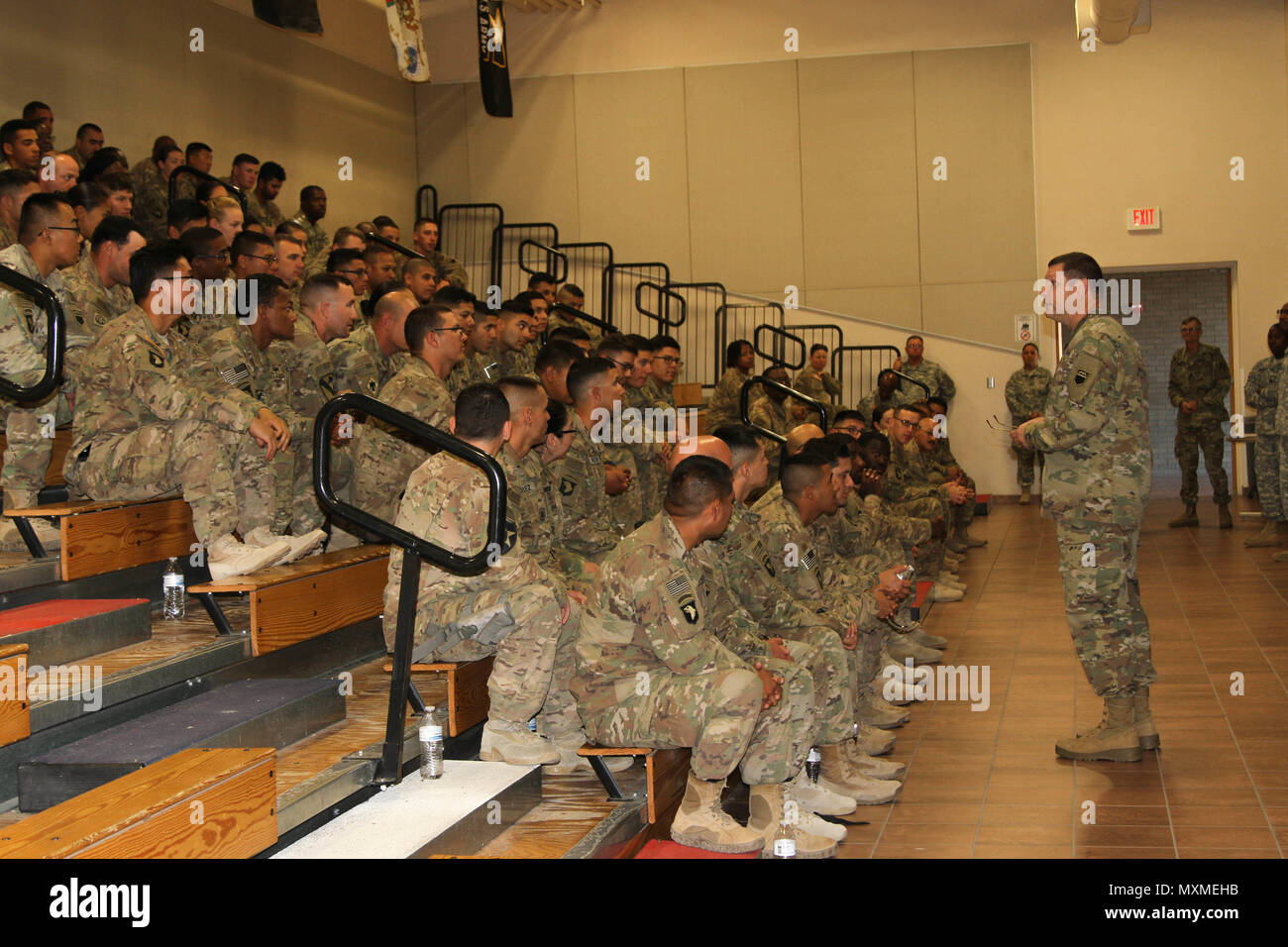 More Than 100 Soldiers From The 369th Chemical Company Based Out Of Fort Bliss Texas Returned From A Nine Month Deployment To Kuwait November 14 76th Division Operational Response Deputy Commanding General Brig