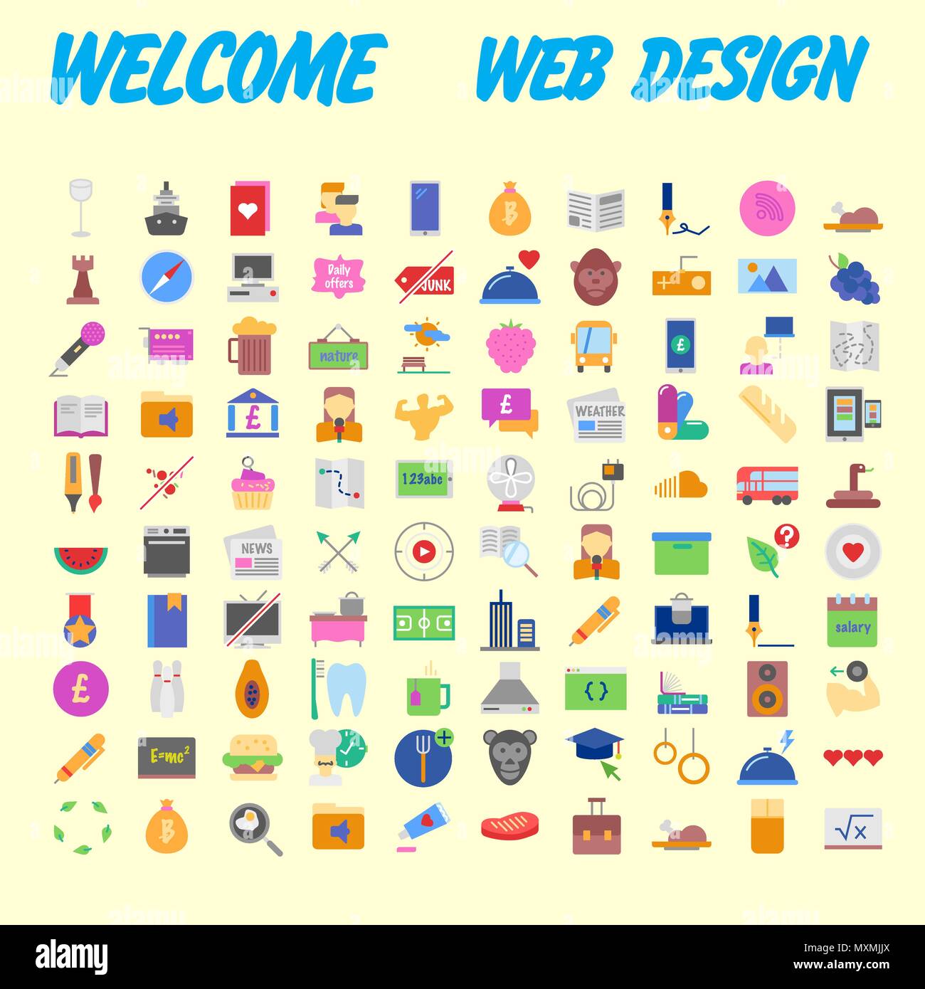 Icon Pack for designers and developers. Icons for business, office ...