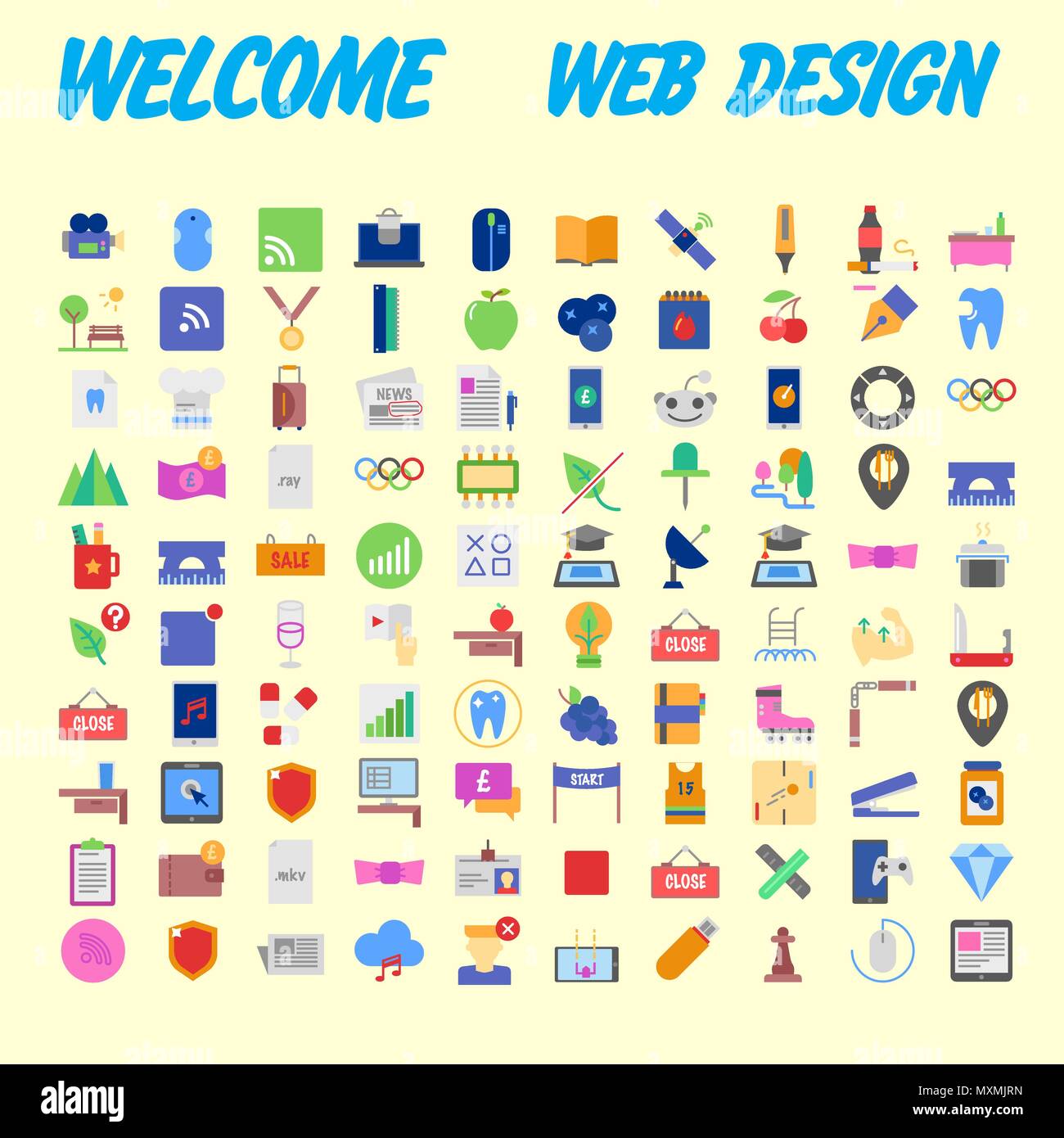 Icon Pack for designers and developers. Icons for business, office ...