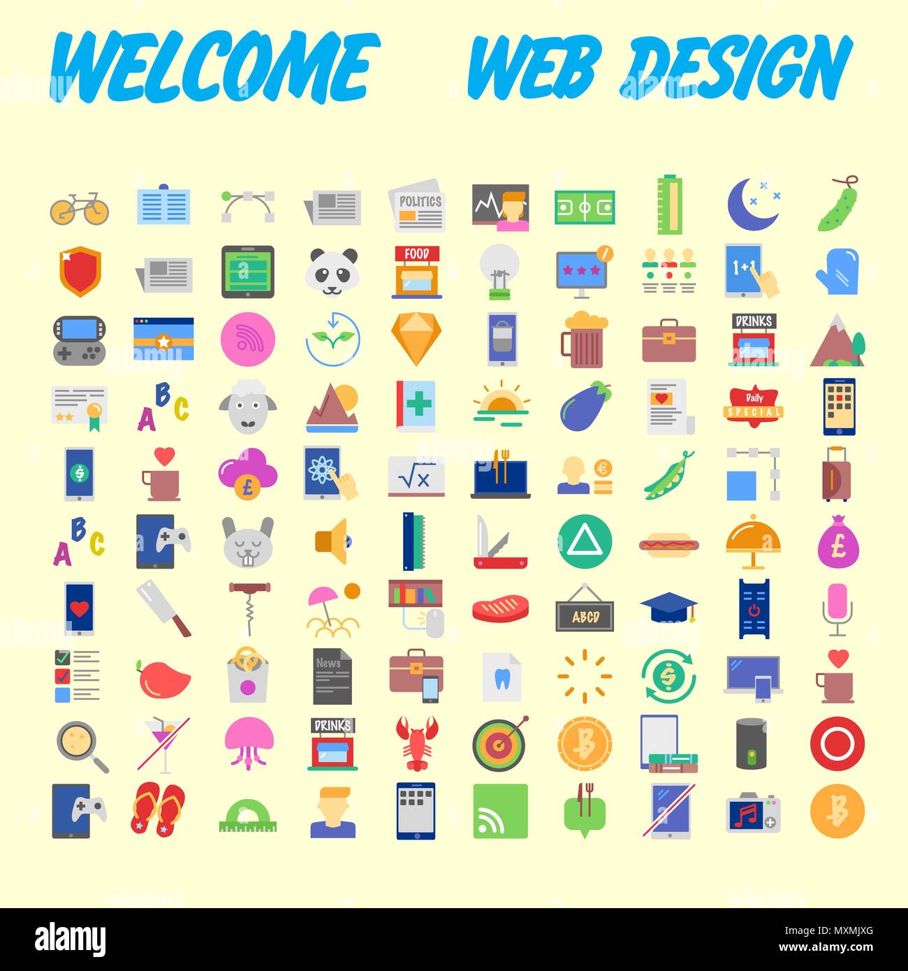 Icon Pack for designers and developers. Icons for business, office ...