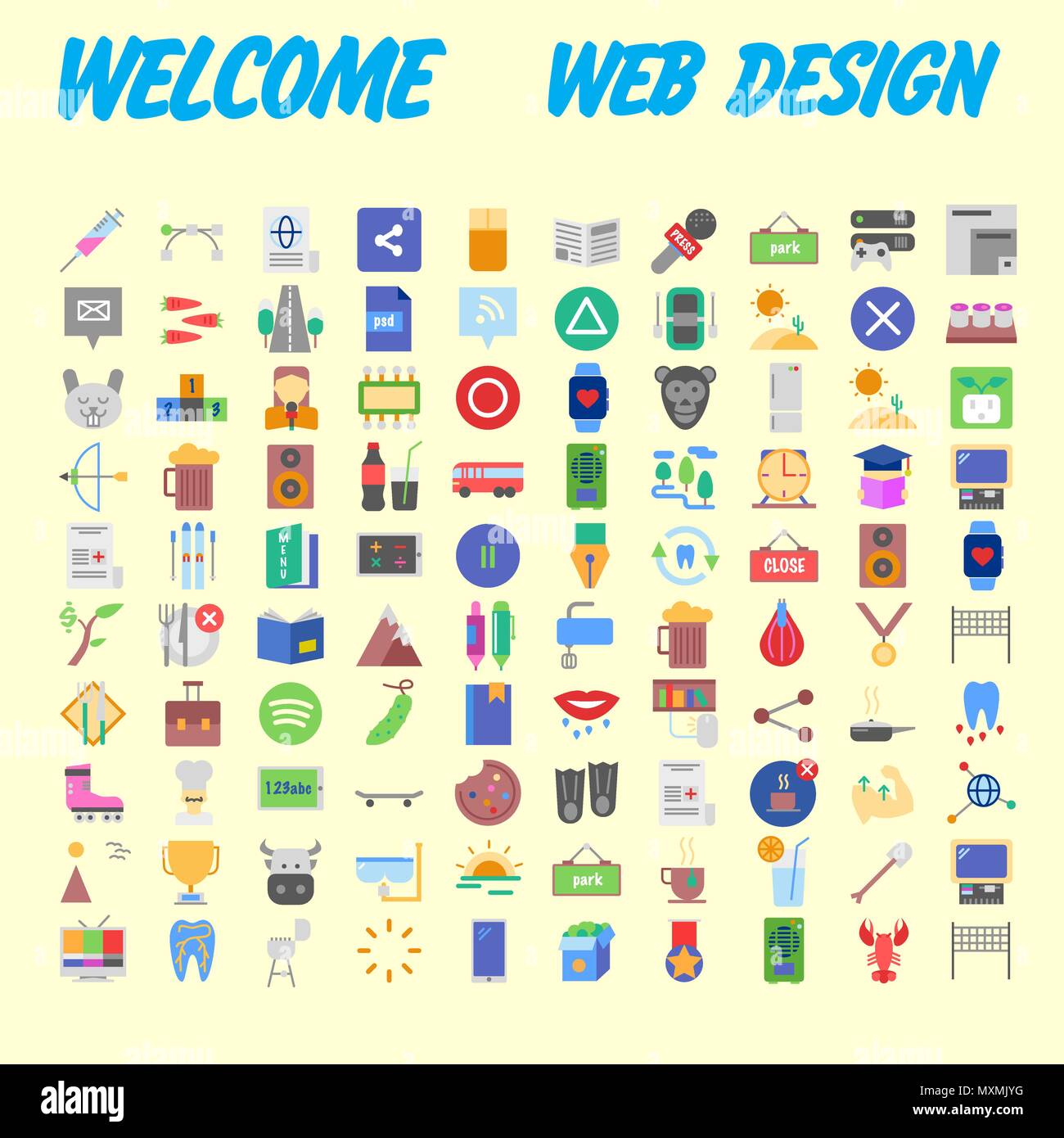 Icon Pack for designers and developers. Icons for business, office ...