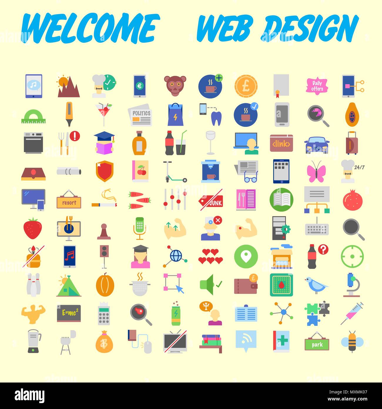 Icon Pack for designers and developers. Icons for business, office ...