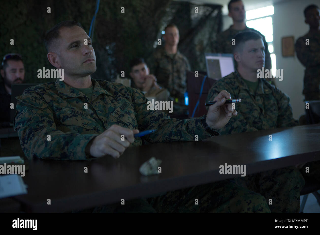 U.S. Marine Corps Lt. Col. Marcus J. Mainz, commanding officer, 2nd ...